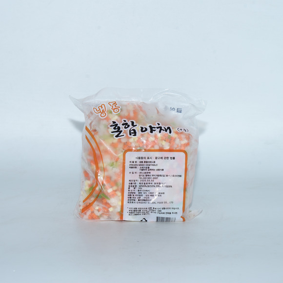 냉동야채 급식용 4종 야채믹스 1kg