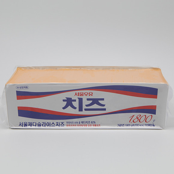 서울 냉장 체다치즈 100매 1.8kg