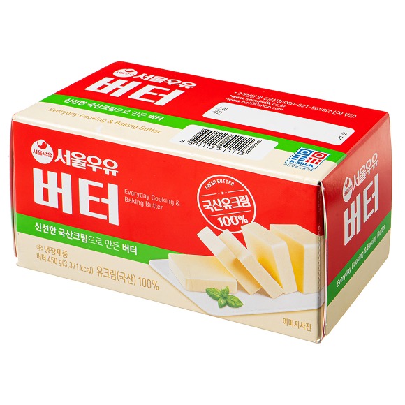 서울우유 냉장 무염버터 450g